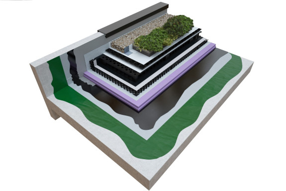 Cold Melt Blue Roof Build Up