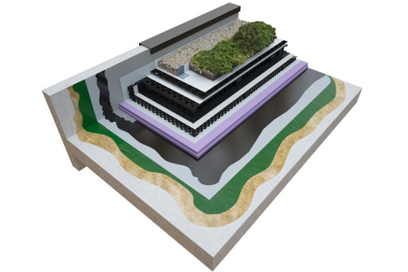 Cold Melt Blue Roof Build Up