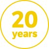 Systems Guaranteed for 20 years: